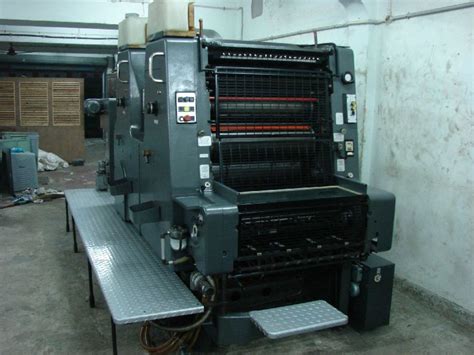 Grey 20 25kw Used 2 Color Offset Printing Machine For Semi Automatic