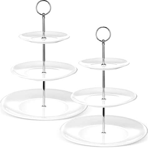 Amazon BonNoces 3 Tier Porcelain Cupcake Stand Serving Tray