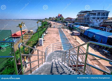 NONGKHAI THAILAND DECEMBER 12 2021 Panoramic View Of The Mekong River