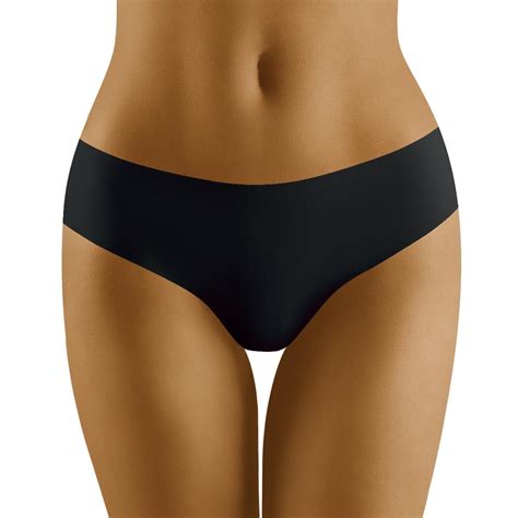 Wolbar Dame Slip Unterhose normaler Bund Unterwäsche WB401 Schwarz