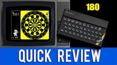 180 Darts Game Zx Spectrum Longplay And Quick Review Youtube