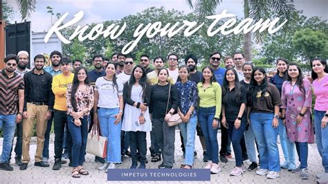 Know Your Team Impetus Technologies July 2023 INDORE YouTube