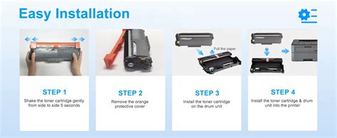 Proffisy Easy Refill TN 2365 Toner Cartridge With DR 2365 Drum Unit For