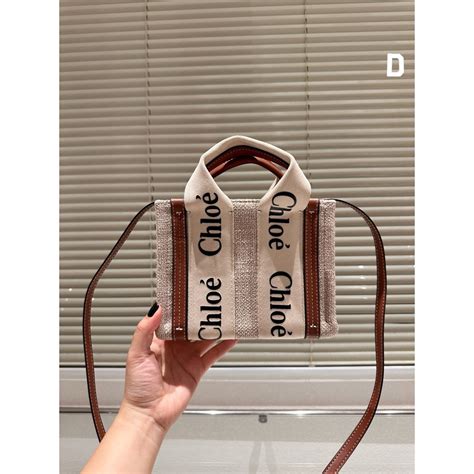 Chloe Woody Mini Tote Shopee Thailand