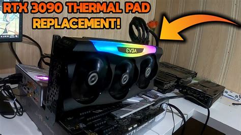 Evga Rtx Ftw Thermal Pad Replacement Youtube