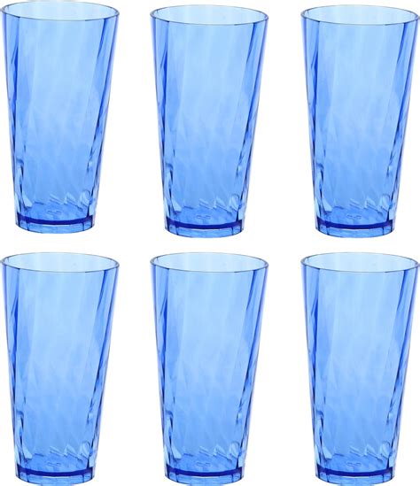 Vasos de plástico irrompibles Juego de 6 vasos de 20 onzas Vasos