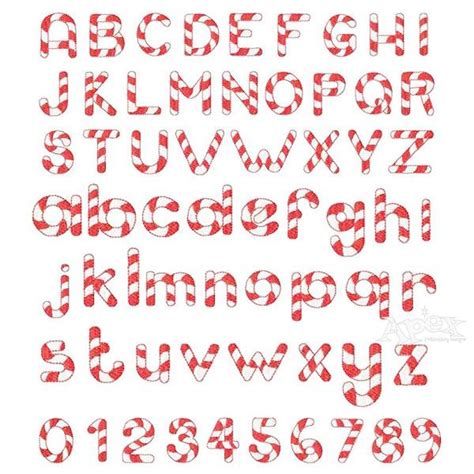 Christmas Embroidery Fonts | Apex Monogram Designs & Fonts