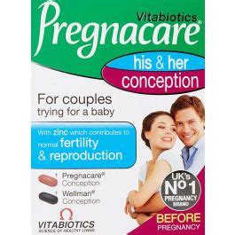 Buy Vitabiotics Pregnacare His Her Conception 60 Tablets