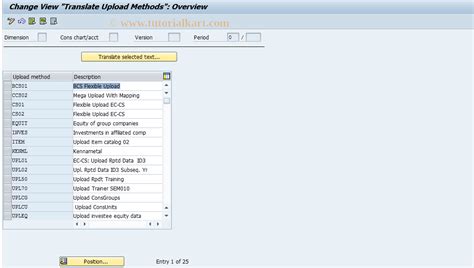 Cxdt Tf Sap Tcode Translation Upload Methods Transaction Code