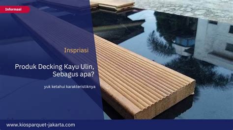 Produk Decking Kayu Ulin Permeter Cuman 800 Ribuan