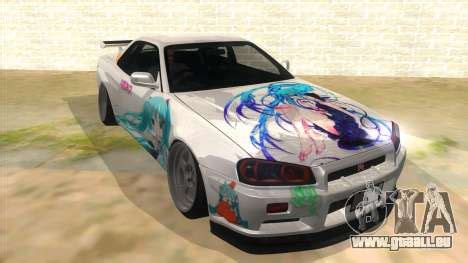 Nissan Skyline Gt R R Hatsune Miku F R Gta San Andreas