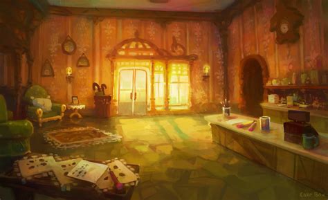 Hotel Lobby by CakeBox-Art on DeviantArt