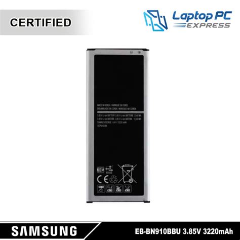 Eb Bn910bbe Eb Bn910bbu Samsung Galaxy Note 4 3220mah Battery