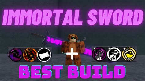 Roblox Critical Legends Immortal Sword Build Youtube