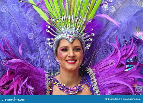 Torrevieja Spain February Participants Dressed In A Colorful