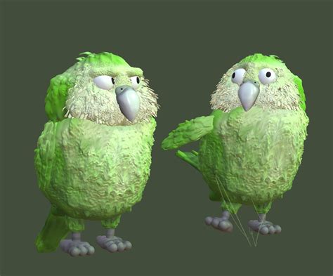 Kakapo Birds by LuluBCreations on DeviantArt