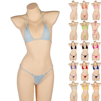 Sexy Bikini Trasparente A Abbigliamento Per Il Mare E La Piscina Da Donna Acquisti Online Su Ebay