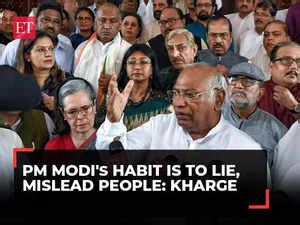 Narendra Modi Modi S Habit Is To Lie Mislead People Rs Lop