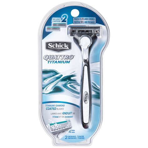 Schick Quattro Titanium Razor | Walgreens