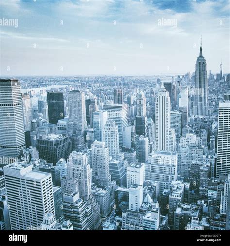 New York City aerial view Stock Photo - Alamy