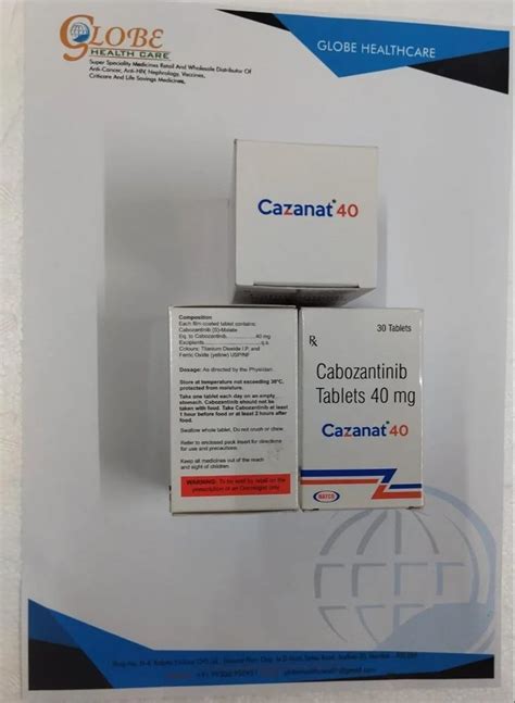 Allopathic 40mg Natco Cabozantinib Tablets At Rs 4500 Box In Mumbai