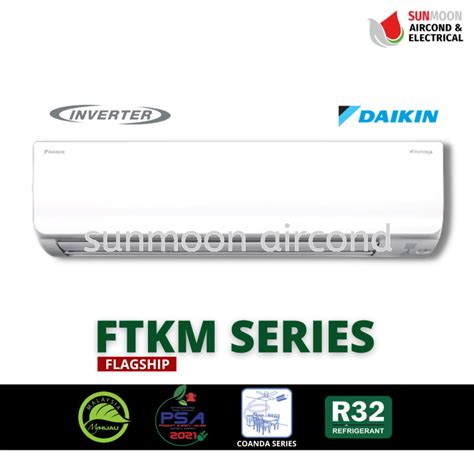 Daikin Air Conditioning Wall Mounted R32 Flagship Inverter Ftkm Series