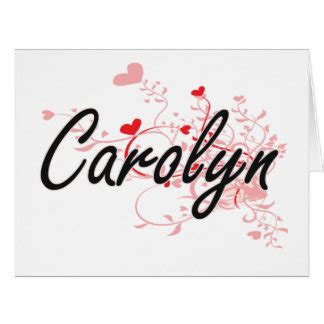 Carolyn Name Cards | Zazzle