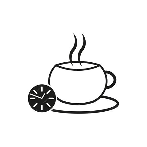 Premium Vector Coffee Break Icon Vector Illustration Eps 10