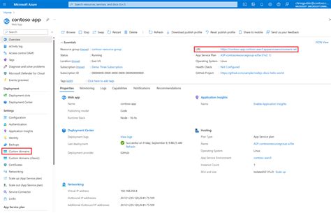 Updates To App Service Overview Blade For Custom Domains Azure App