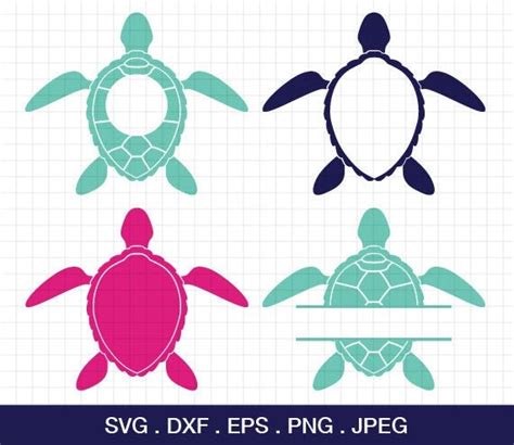 Instan Download Sea Turtle Svg Digital Turtle Svg Silhouette Studio