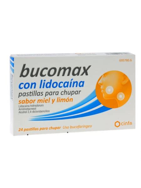 Bucomax Con Lidocaina Pastillas Para Chupar Sabor Miel Y Limon