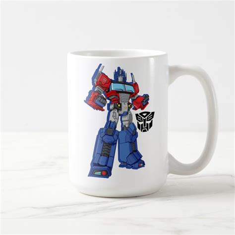 Transformers Optimus Prime Standing Pose Coffee Mug Transformers