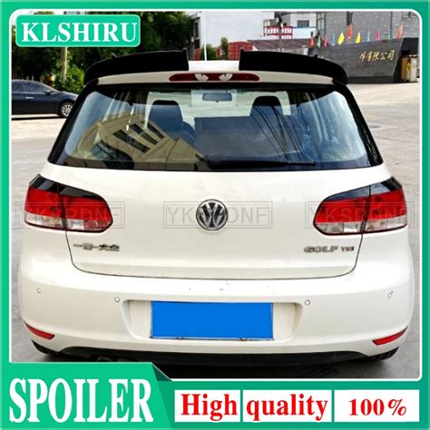 Car Rear Roof Spoiler Wings For Vw Golf Gti R Mk Gti R Ak Style Abs