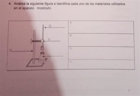 4 Analiza La Siguiente Figura E Identifica Cada Uno De Los Materiales