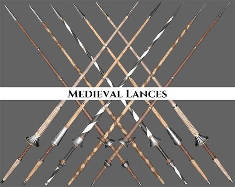 Medieval Lances Pack 3d Model Collection Cgtrader