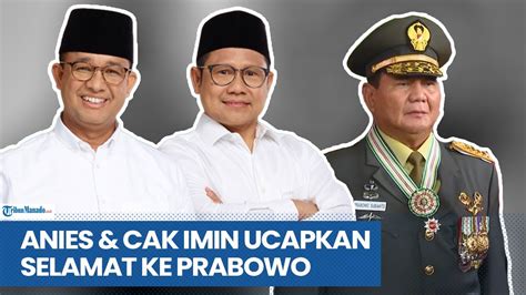 ANIES CAK IMIN UCAPKAN SELAMAT KE PRABOWO YANG DIANUGERAHI JENDRAL