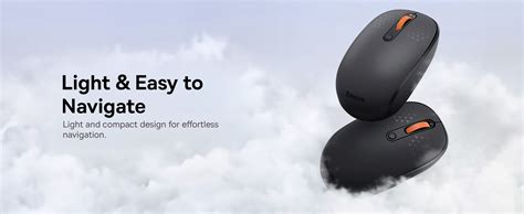 Baseus F01A Wireless Mouse | Lightweight, Silent Buttons DPI-800/1000 ...