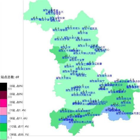 未来一周，藤县以多云到晴天气为主自动气象站降雨气温