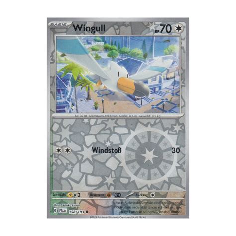 Wingull 158 193 REVERSE HOLO Entwicklungen In Paldea Pokemon Karte Kaufen