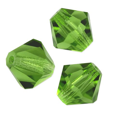 Preciosa Crystal Bicone Bead Mm Peridot Pcs