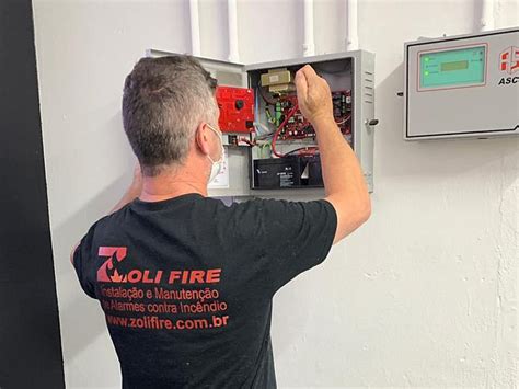 ZOLI Fire Manutenção Preventiva de Alarme de Incêndio