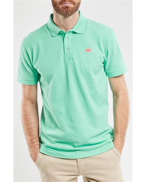 Armor Lux Cotton Piqu Polo In Green For Men Lyst