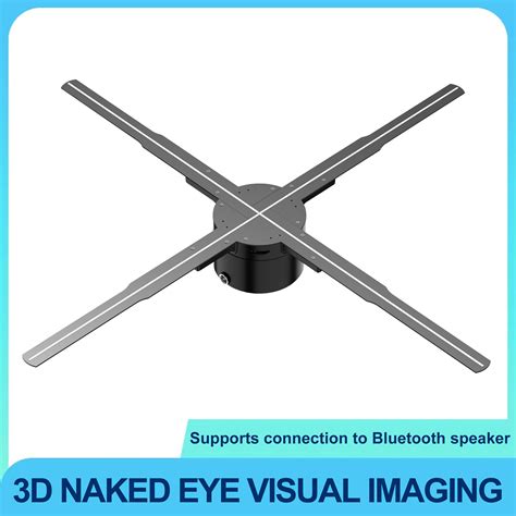NEWESTP D Hologram Projector Advertising Display Fan Wall Mounted Player D Naked Eye K HD