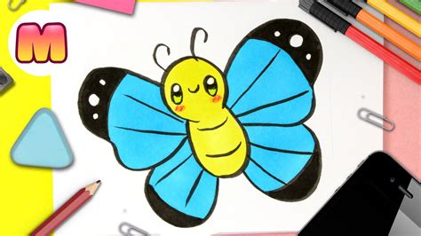 Kawaii Dibujos De Mariposas Faciles Como Dibujar Zumo Kawaii Paso A