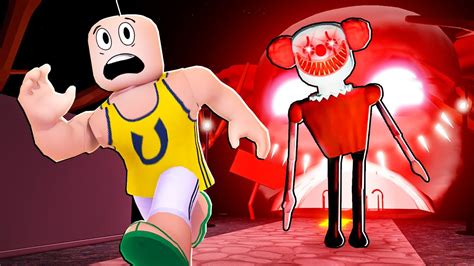 Upin Ipin Roblox Upin Lari Dari Badut Yang Menyeramkan Mr Crazy S