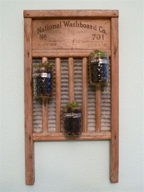 Crafty Girl In The Country DIY Washboard Planter