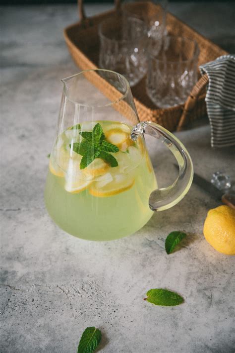 Eau aromatisée menthe citron et concombre Recette