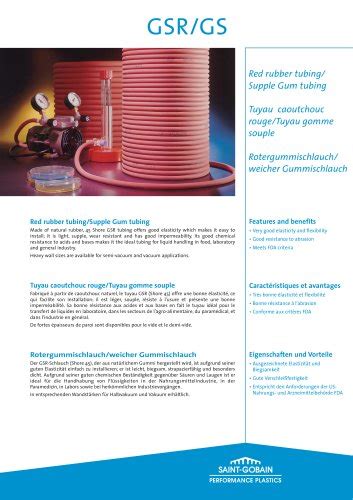 All Saint Gobain Performance Plastics Process System Catalogs And