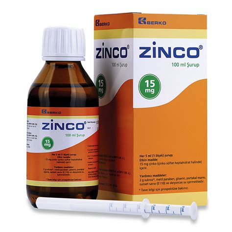 ZINCO SYRUP 100 ml Berko İlaç