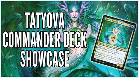 Tatyova Edh Deck Showcase My Beautiful Commander Deck Youtube